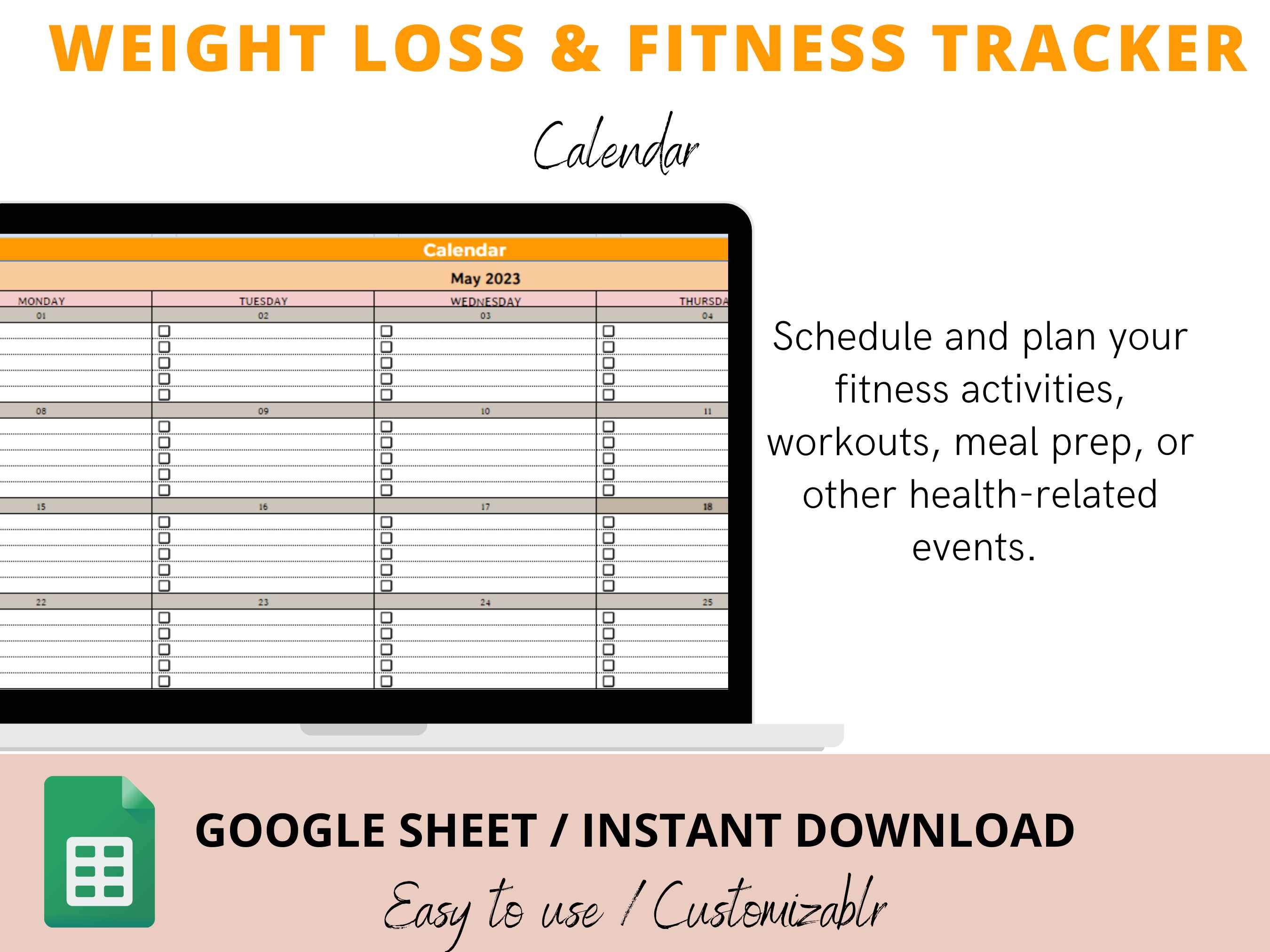 Weight Loss Tracker Google Sheets